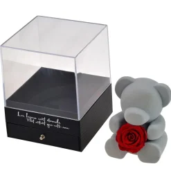 So Charm Montres Coffret<Coffret à bijoux ourson et rose éternelle rouge - So charm Noir