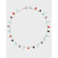 Kelton Montre Cuir<Coffret x Nilaï - Montre Colorama double choco / Bracelet Gypsy multicolore argent