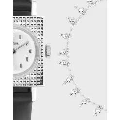 Kelton Montre Cuir<Coffret x Nilaï Paris - Montre Lady 50's argent / Bracelet Gypsy argent