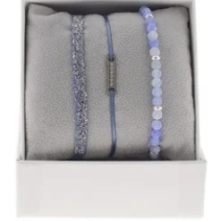 Les Interchangeables Coffret<Coffret A48538 - Strass Box Mini Plaque Ligne Ornements Palladium / Cristal