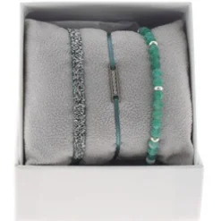 Les Interchangeables Coffret<Coffret A48542 - Strass Box Mini Plaque Ligne Ornements Palladium / Cristal