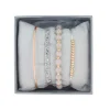 Les Interchangeables Coffret<Coffret A54356 - Strass Box Jonc Fil Beige Rose Or Rose