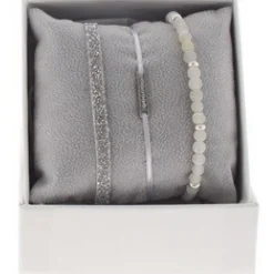 Les Interchangeables Coffret<Coffret A48539 - Strass Box Mini Plaque Ligne Ornements Palladium / Cristal
