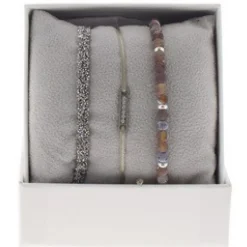 Les Interchangeables Coffret<Coffret A48541 - Strass Box Mini Plaque Ligne Ornements Palladium / Cristal