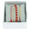Les Interchangeables Coffret<Coffret A54354 - Strass Box Jonc Fil Rouge Or Jaune