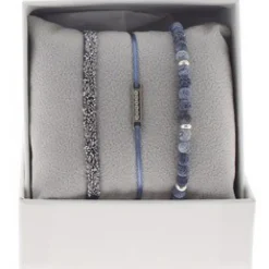 Les Interchangeables Coffret<Coffret A48544 - Strass Box Mini Plaque Ligne Ornements Palladium / Cristal