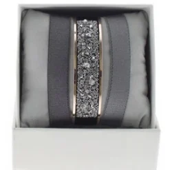 Les Interchangeables Coffret<Coffret A48640 - Jonc Ruban 12 mm Medley Ornements Or Rose / Cristal