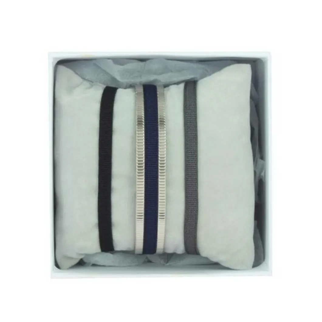 Les Interchangeables Coffret<Coffret A55237 - JONC RUBAN STRIE.JM Noir Palladium
