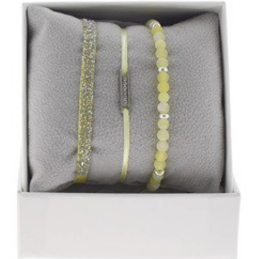 Les Interchangeables Coffret<Coffret A48540 - Strass Box Mini Plaque Ligne Ornements Palladium / Cristal