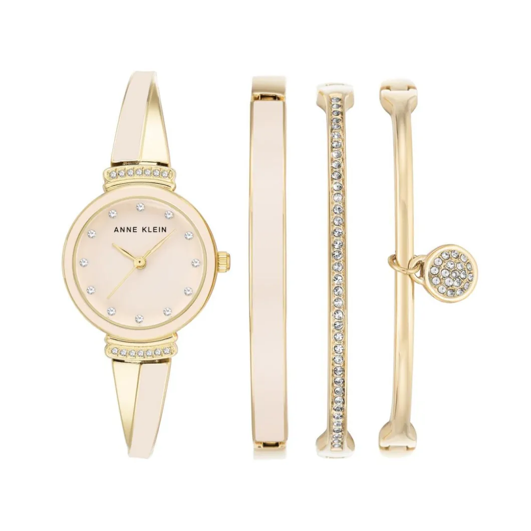 Anne Klein Montre Acier<Coffret Montre et Bracelet Acier Rose AK-2716BHST