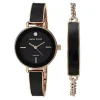 Anne Klein Montre Acier<Coffret Montre et Bracelet Acier Doré rose AK-3620BKST