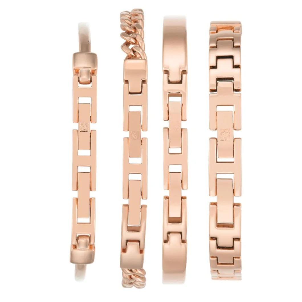 Anne Klein Montre Acier<Coffret Montre Femme AK-2536RNST