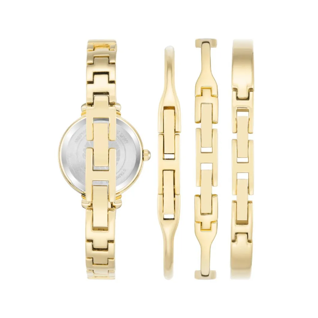 Anne Klein Montre Acier<Coffret Montre Femme AK-2716BKST