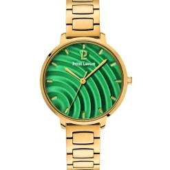 Pierre Lannier Montre Cuir<Coffret Montre Femme Betty - 351J562 Bracelet Cuir Vert