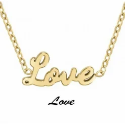 Athème Collier Et Pendentif<Collier B2689-DORE-LOVE