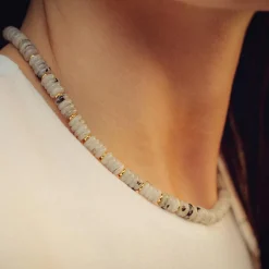 Sloya Collier Et Pendentif<Collier Blima en pierres Labradorite