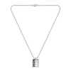 Boss Bijoux Collier Et Pendentif<Collier Boss Homme en Acier Argent