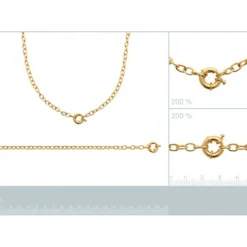 Maison de la Bijouterie Collier Et Pendentif<Collier Chaine femme Plaqué or YUY00W4Y