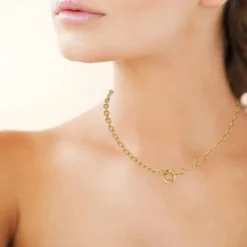 Maison de la Bijouterie Collier Et Pendentif<Collier Chaine femme Plaqué or YUY00W4Y