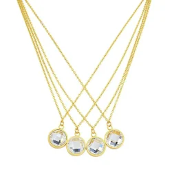 Edforce Collier Et Pendentif<Collier 05-0991-N