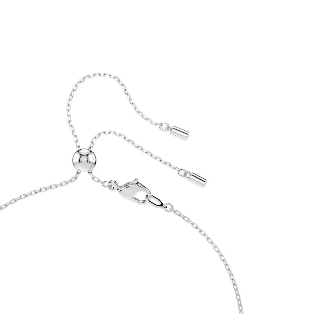 Swarovski Collier Et Pendentif<Collier en Y Ariana Grande x , Tailles variées, Cœur, Blanc, Métal rhodié