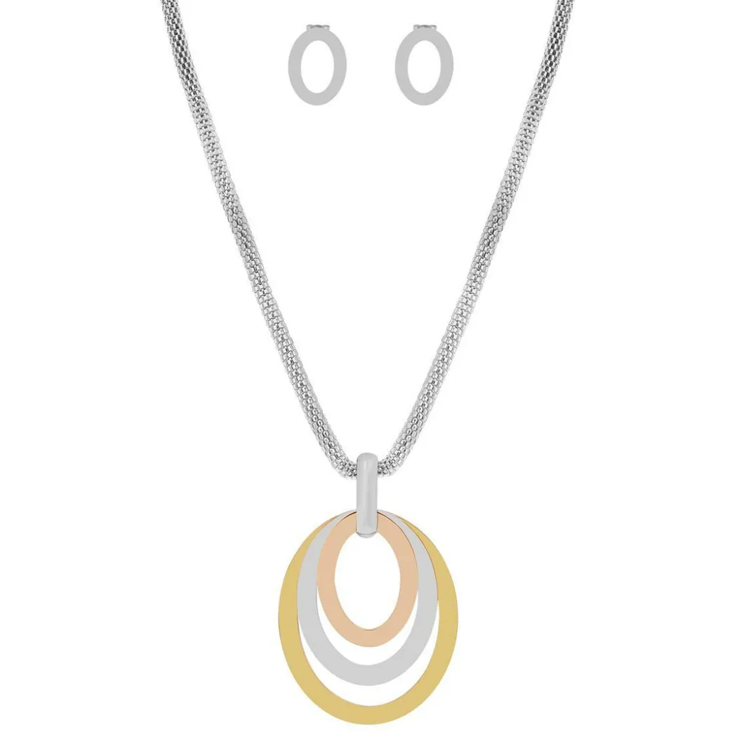 Edforce Collier Et Pendentif<Collier et pendentif Femme 93-0855-S -