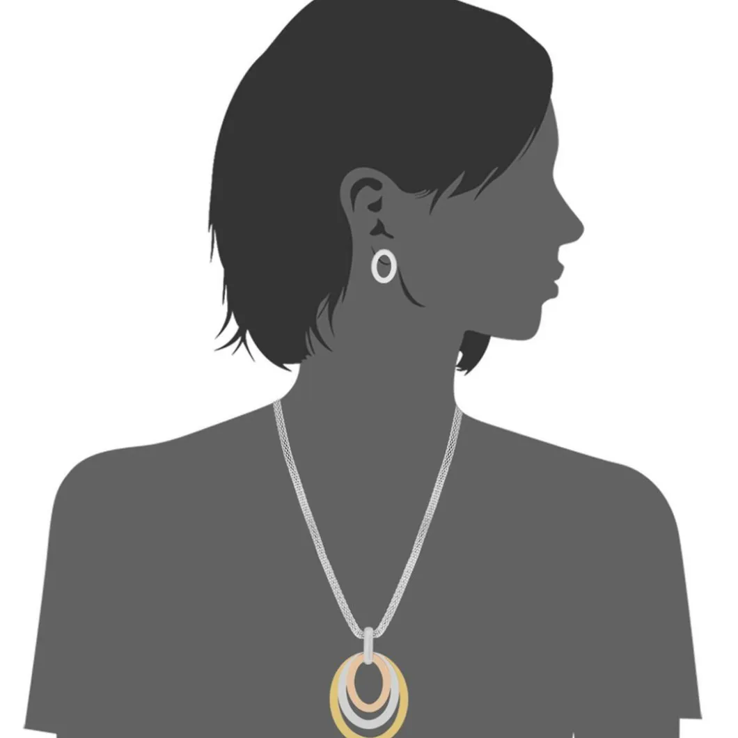 Edforce Collier Et Pendentif<Collier et pendentif Femme 93-0855-S -