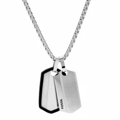 Fossil Bijoux Collier Et Pendentif<Collier et pendentif Fossil JF03996040 Homme