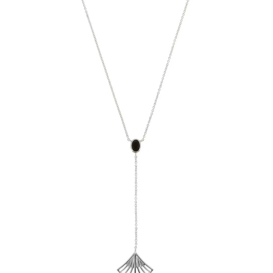 Kosma Paris Collier Et Pendentif<Collier et pendentif Kosma Arielle BNS08197- - Métal é & Onyx Noir Femme Argent
