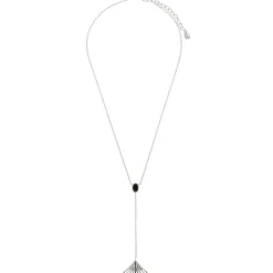 Kosma Paris Collier Et Pendentif<Collier et pendentif Kosma Arielle BNS08197- - Métal é & Onyx Noir Femme Argent