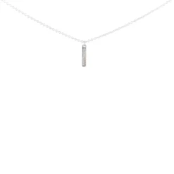 Les Interchangeables Collier Et Pendentif<Collier et pendentif A54273 - Barette Strassée PM Palladium Cristal