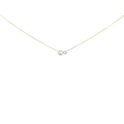 Les Interchangeables Collier Et Pendentif<Collier et pendentif A54327 - Serti PM-GM Or Rose Cristal