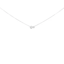 Les Interchangeables Collier Et Pendentif<Collier et pendentif A54328 - Serti PM-GM Palladium Cristal
