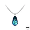 So Charm Bijoux Collier Et Pendentif<Collier et pendentif So Charm cristal goutte bleue - Collier Femme
