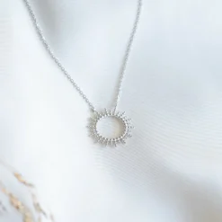 Maison de la Bijouterie Collier Et Pendentif<Collier fantaisie soleil Femme argent WYZ60Y45