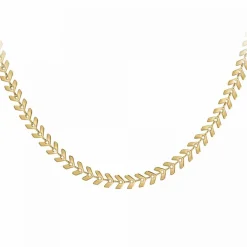 Angèle M Bijoux Collier Et Pendentif<Collier femme - B2881-DORE - Angèle M