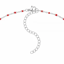 Angèle M Bijoux Collier Et Pendentif<Collier femme - B2380-ROUGE - Angèle M Argent