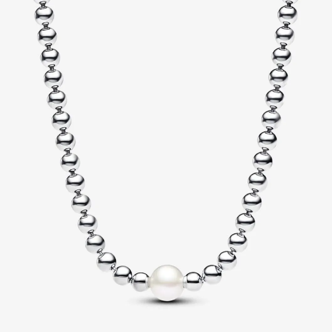 Pandora Collier Et Pendentif<Collier femme argent avec perle et zircon Timeless