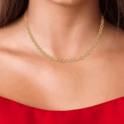 Angèle M Bijoux Collier Et Pendentif<Collier femme B2374-DORE - Angèle M Doré