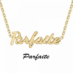 Athème Collier Et Pendentif<Collier Femme B2689-DORE-PARFAITE -