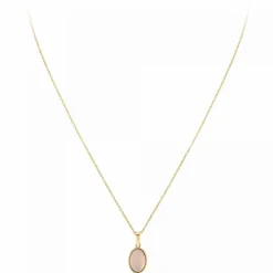 Angèle M Bijoux Collier Et Pendentif<Collier femme B2458-ROSE-QUARTZ - Angèle M