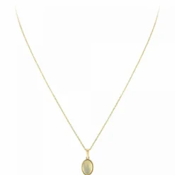 Angèle M Bijoux Collier Et Pendentif<Collier femme B2458-WHITE-ONYX - Angèle M