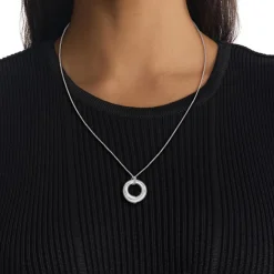 Calvin Klein Bijoux Collier Et Pendentif<Collier Femme Ck Spiral - 35000760 Acier Argent