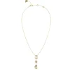 Guess Bijoux Collier Et Pendentif<Collier Femme 4G Light JUBN05234JWYG Acier Doré