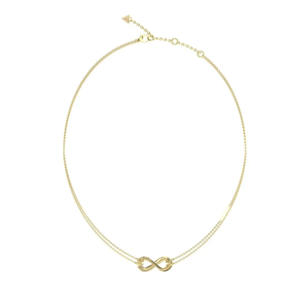 Guess Bijoux Collier Et Pendentif<Collier Femme Guess Amore JUBN05049JWYG Acier Doré