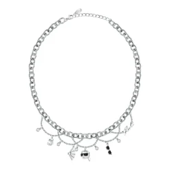 Karl Lagerfeld Bijoux Collier Et Pendentif<Collier Femme Karl Lagerfeld Symbol - KLAYD02 Acier Argent