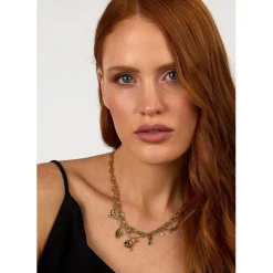 Karl Lagerfeld Bijoux Collier Et Pendentif<Collier Femme Karl Lagerfeld Symbol - KLAYD01 Acier Doré