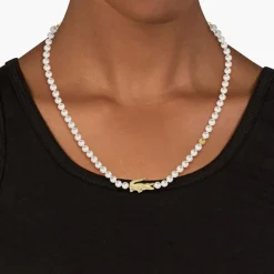 Lacoste Collier Et Pendentif<Collier Femme Matchpoint - 2040429 Acier Doré