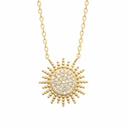 Maison de la Bijouterie Collier Et Pendentif<Collier Femme Sensimio UW3Y5W45 Plaqué or