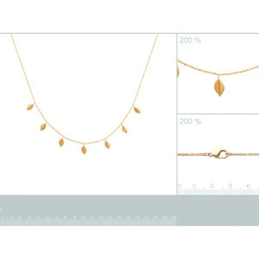 Maison de la Bijouterie Collier Et Pendentif<Collier Femme Sensimio UYZ53W45 Plaqué or